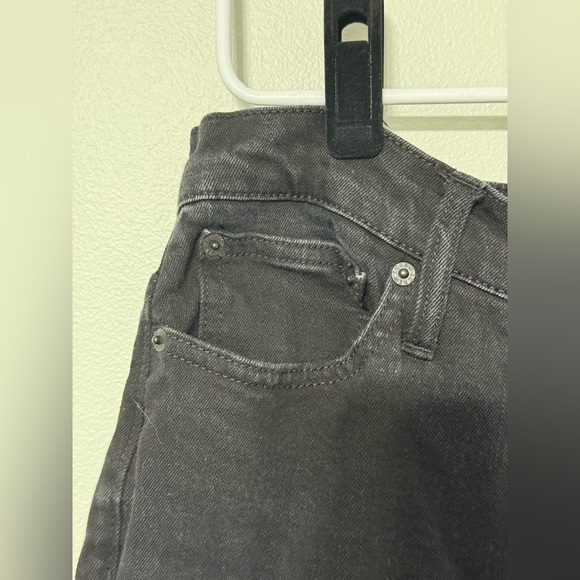 J. Crew Women's  Black Flare cropped Jeans - Picture 4 of 5